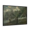 Girl Picking Apple Blossoms by Winslow Homer Framed Canvas