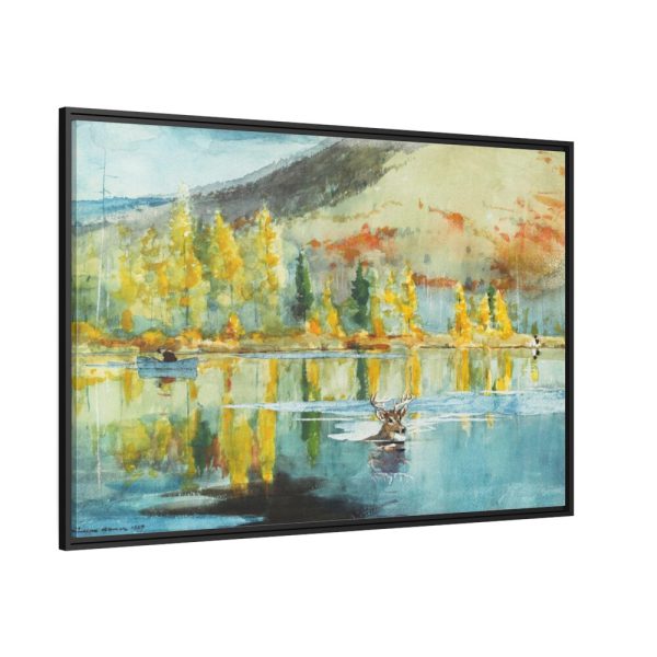 88289-490.jpg An October Day by Winslow Homer Framed Canvas