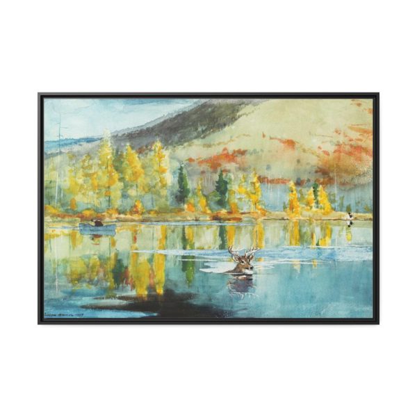 88289-491.jpg An October Day by Winslow Homer Framed Canvas