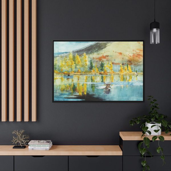 88289-494.jpg An October Day by Winslow Homer Framed Canvas