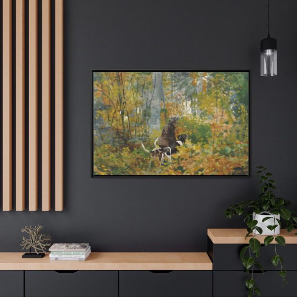 88289-499.jpg On the Trail by Winslow Homer Framed Canvas
