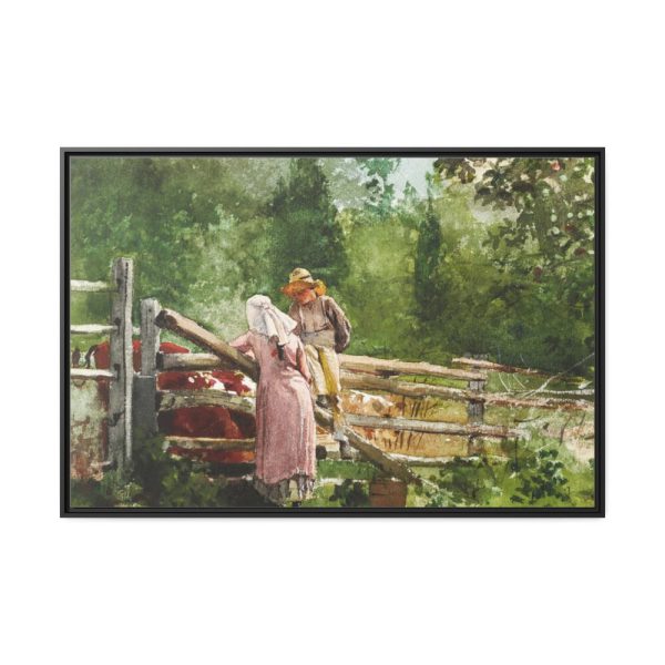 88289-501.jpg Feeding Time by Winslow Homer Framed Canvas