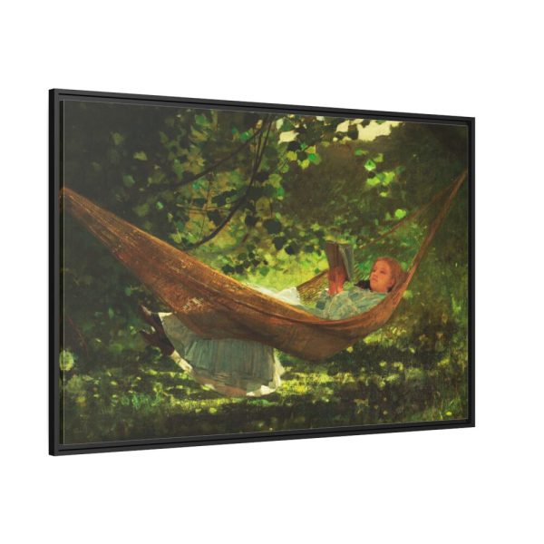 Sunlight and Shadow by Winslow Homer Framed Canvas