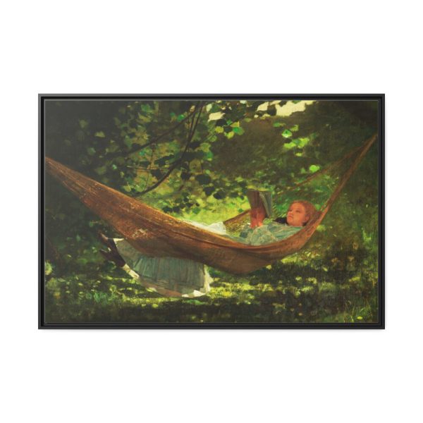 Sunlight and Shadow by Winslow Homer Framed Canvas