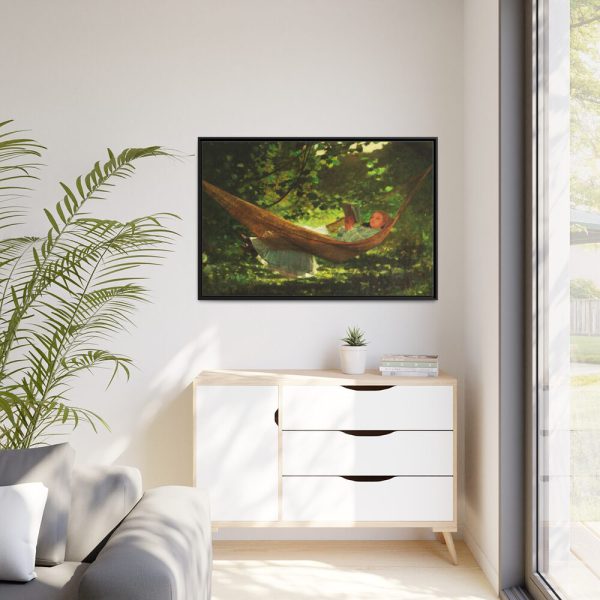 Sunlight and Shadow by Winslow Homer Framed Canvas