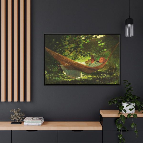 Sunlight and Shadow by Winslow Homer Framed Canvas