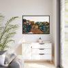 Large Butterburr Leaves and Grass by Gilles-François-Joseph Closson Framed Canvas