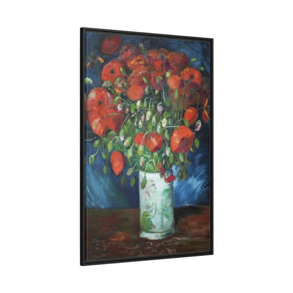 88299-100.jpg Vase with Poppies by Vincent van Gogh Framed Canvas