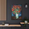 88299-104.jpg Vase with Poppies by Vincent van Gogh Framed Canvas