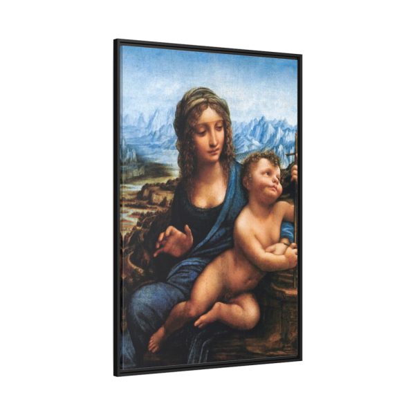88299-110.jpg Madonna of the Yarnwinder by Leonardo da Vinci Framed Canvas