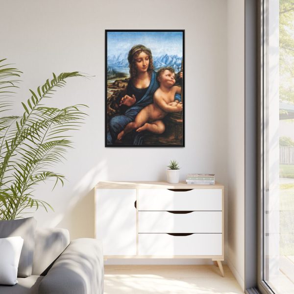 88299-113.jpg Madonna of the Yarnwinder by Leonardo da Vinci Framed Canvas