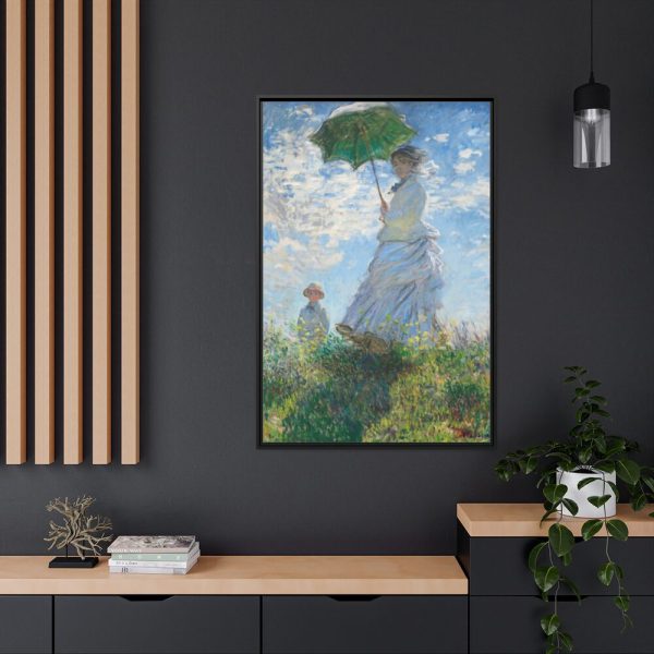 88299-119.jpg Madame Monet and Her Son by Claude Monet Framed Canvas