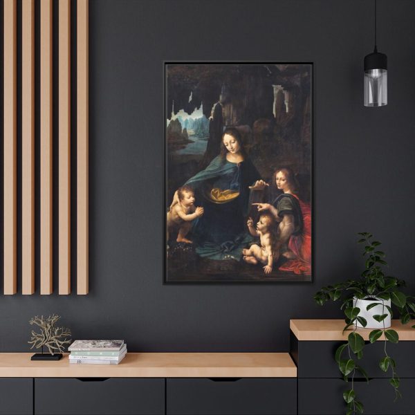 88299-129.jpg The Virgin of the Rocks by Leonardo da Vinci Framed Canvas