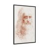 88299-130.jpg Self-portrait by Leonardo da Vinci Framed Canvas