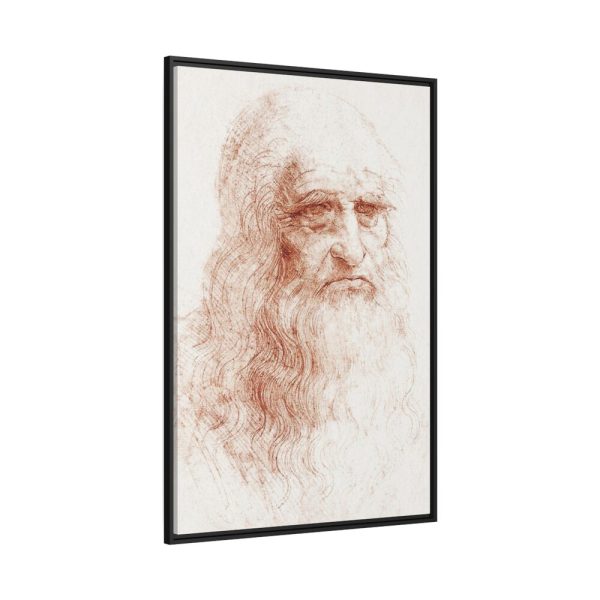 88299-130.jpg Self-portrait by Leonardo da Vinci Framed Canvas