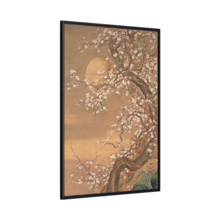 Gnarly Tree in Moonlight Framed Canvas