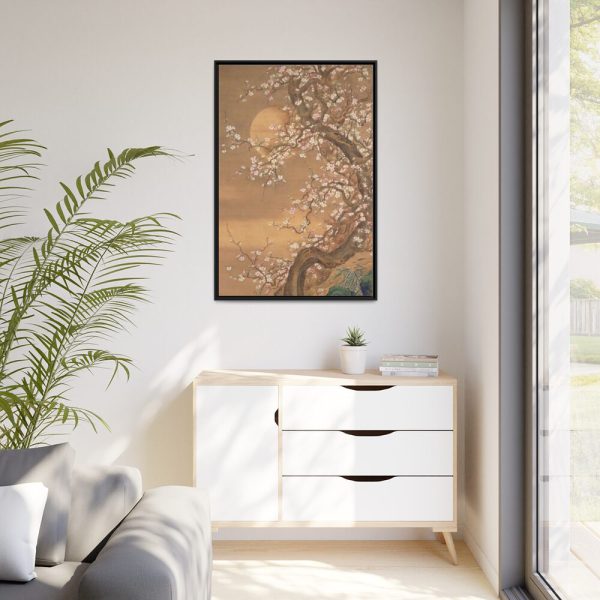 Gnarly Tree in Moonlight Framed Canvas