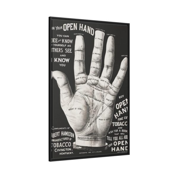 88299-145.jpg Open Hand Palm reading Framed Canvas