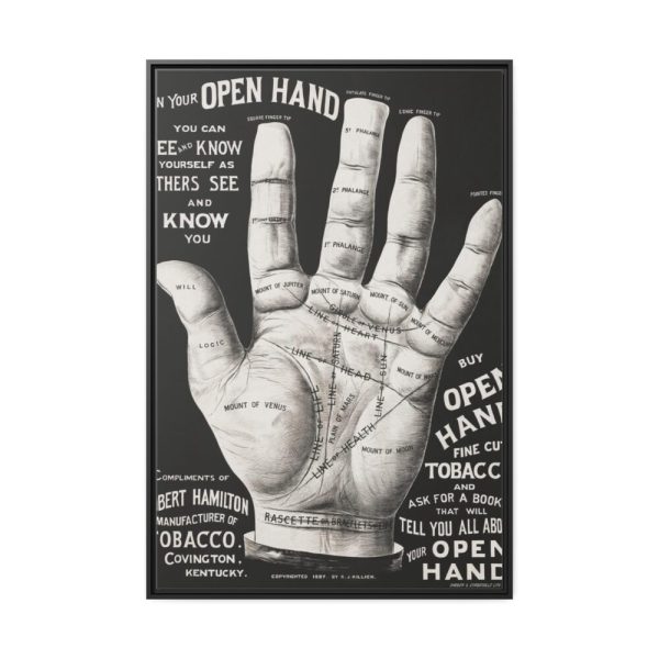 88299-146.jpg Open Hand Palm reading Framed Canvas