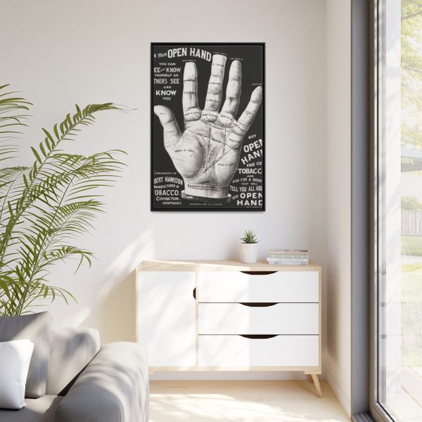 88299-148.jpg Open Hand Palm reading Framed Canvas
