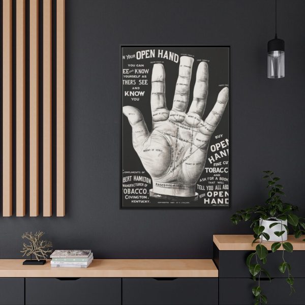 88299-149.jpg Open Hand Palm reading Framed Canvas