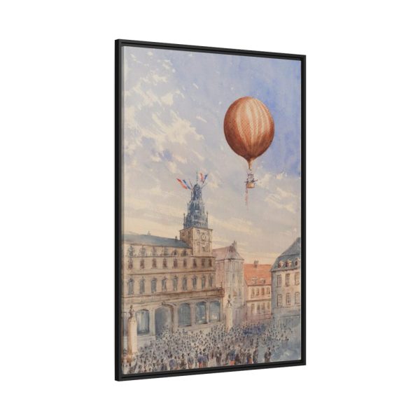 88299-175.jpg Balloon With Two Passengers by Camille Gravis Framed Canvas