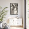Study of a Horse's Head by John Michael Rysbrack Framed Canvas