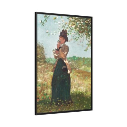 The Yellow Jacket by Winslow Homer Framed Canvas