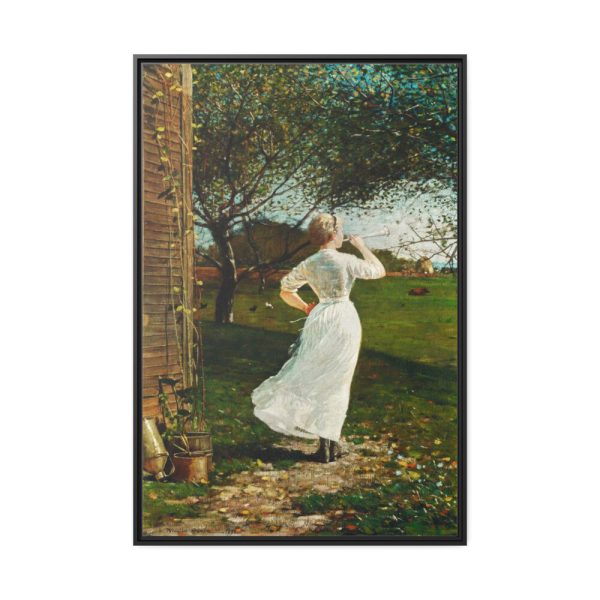 88299-41.jpg The Dinner Horne by Winslow Homer Framed Canvas