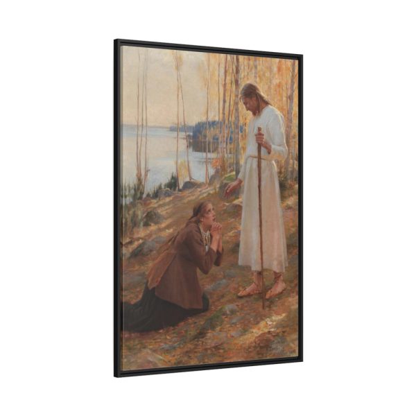 88299-5.jpg Christ and Mary Magdalene by Albert Edelfelt Framed Canvas