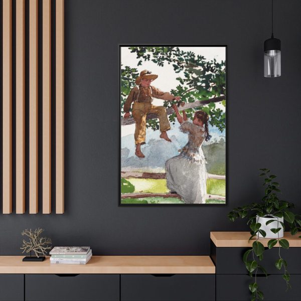 88299-54.jpg On the Fence Framed Canvas