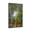 88299-55.jpg A Beech Wood in May near Iselingen Manor by P. C. Skovgaard Framed Canvas