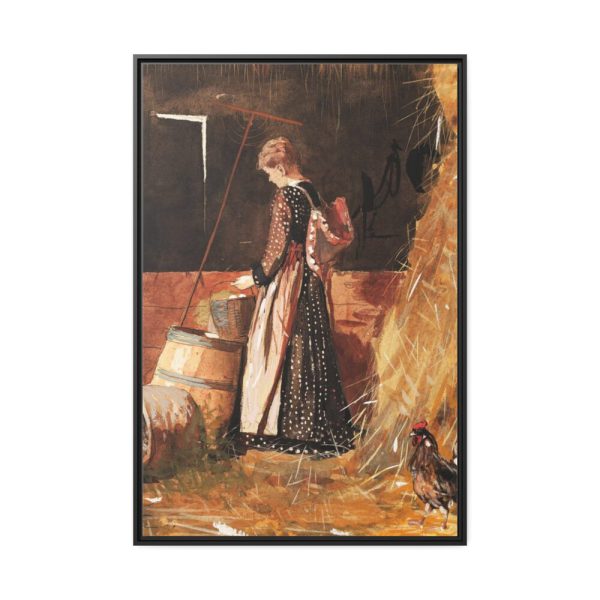 88299-61.jpg Fresh Eggs by Winslow Homer Framed Canvas