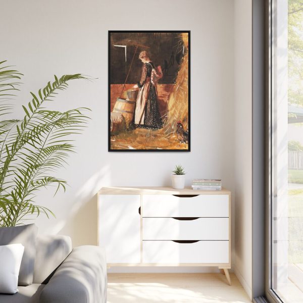 88299-63.jpg Fresh Eggs by Winslow Homer Framed Canvas