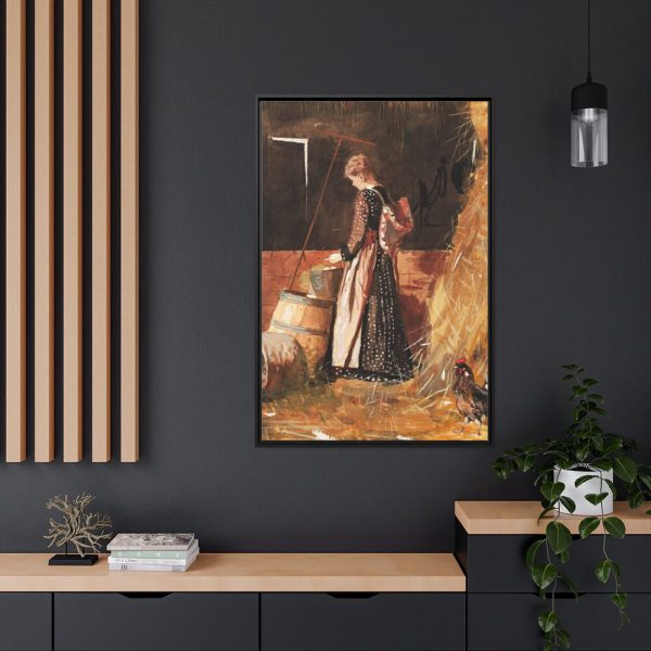 88299-64.jpg Fresh Eggs by Winslow Homer Framed Canvas