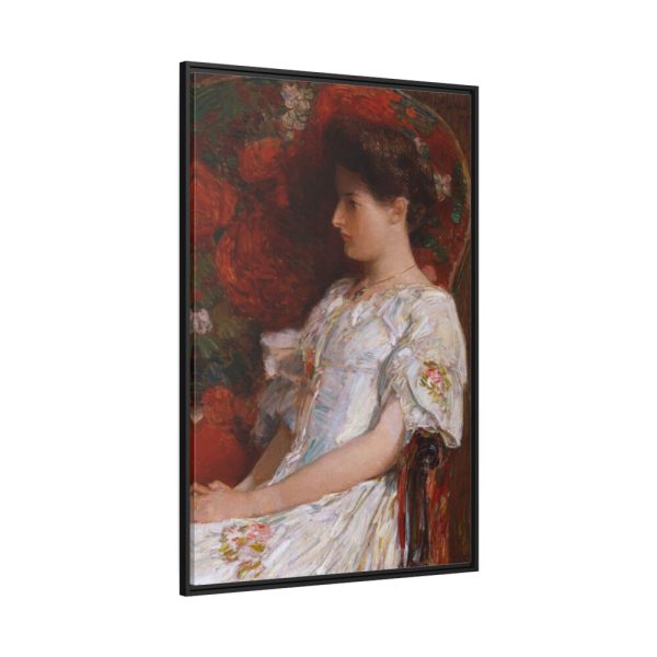 88299-65.jpg The Victorian Chair by Frederick Childe Hassam Framed Canvas