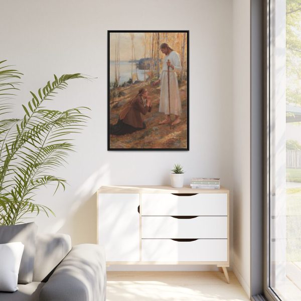 88299-8.jpg Christ and Mary Magdalene by Albert Edelfelt Framed Canvas