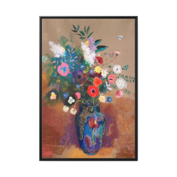 88299-86.jpg Bouquet of Flowers by Odilon Redon Framed Canvas