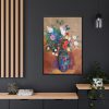 88299-89.jpg Bouquet of Flowers by Odilon Redon Framed Canvas