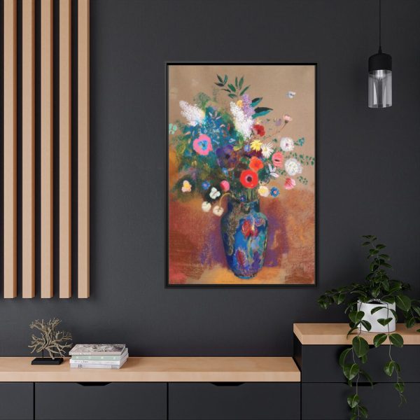 88299-89.jpg Bouquet of Flowers by Odilon Redon Framed Canvas