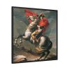 88302-100.jpg Napoleon Crossing the Alps by Jacques-Louis David Framed Canvas