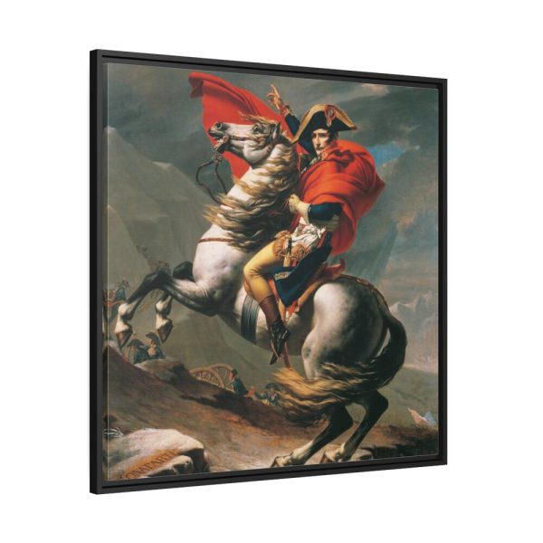 88302-100.jpg Napoleon Crossing the Alps by Jacques-Louis David Framed Canvas