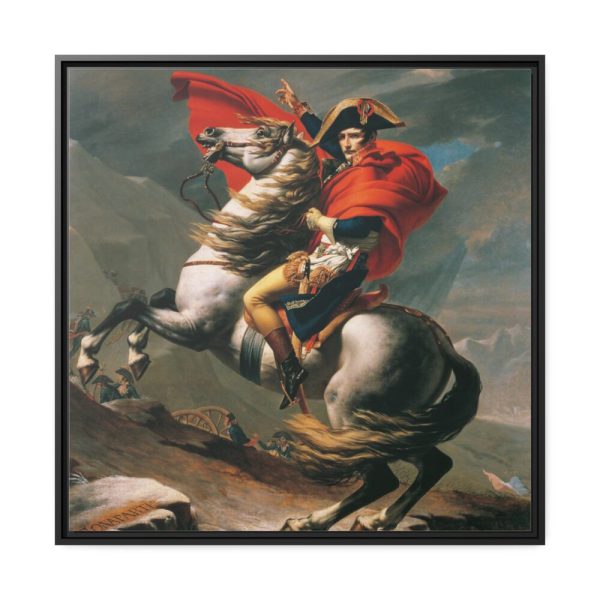 88302-101.jpg Napoleon Crossing the Alps by Jacques-Louis David Framed Canvas