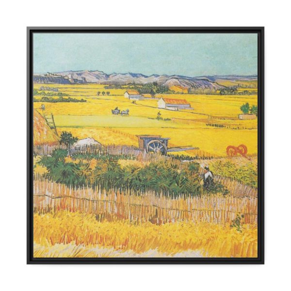 88302-11.jpg Van Gogh Harvest Framed Canvas