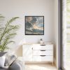 Study of Clouds with a Sunset by Simon Alexandre Clément Denis Framed Canvas