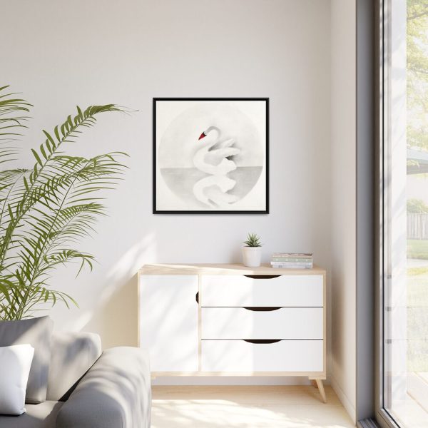 88302-23.jpg Swan by Mary Altha Nims Framed Canvas