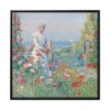 88302-31.jpg In the Garden by Frederick Childe Hassam Framed Canvas