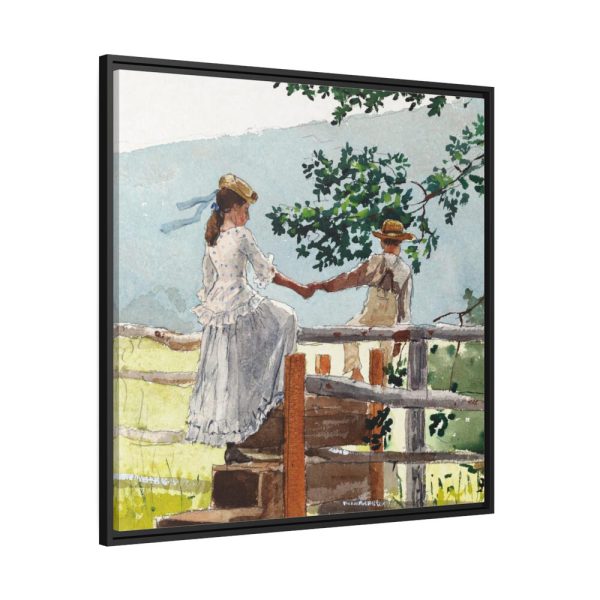 88302-35.jpg On the Stile Framed Canvas