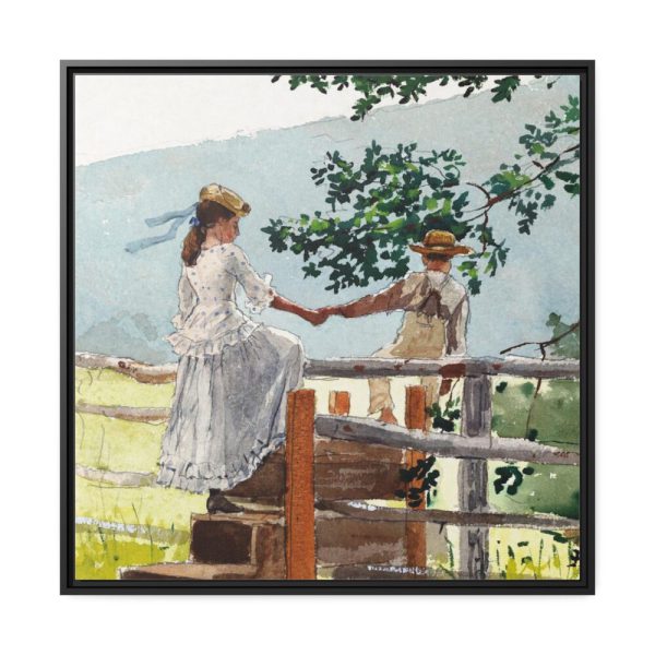 88302-36.jpg On the Stile Framed Canvas