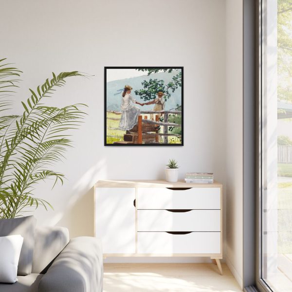 88302-38.jpg On the Stile Framed Canvas